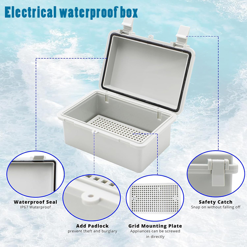 Outdoor Power Wash - IP66 Waterproof Power Electrical Junction Box
