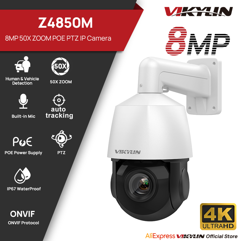 Vikylin 4K 8MP PTZ 32X Zoom 10 - đánh giá và giá Outdoor Power G Sensor