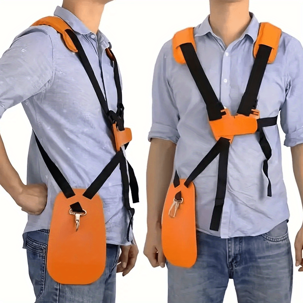 Double Shoulder Strap Lawn Mow - đánh giá và giá Brush Cutter Strap