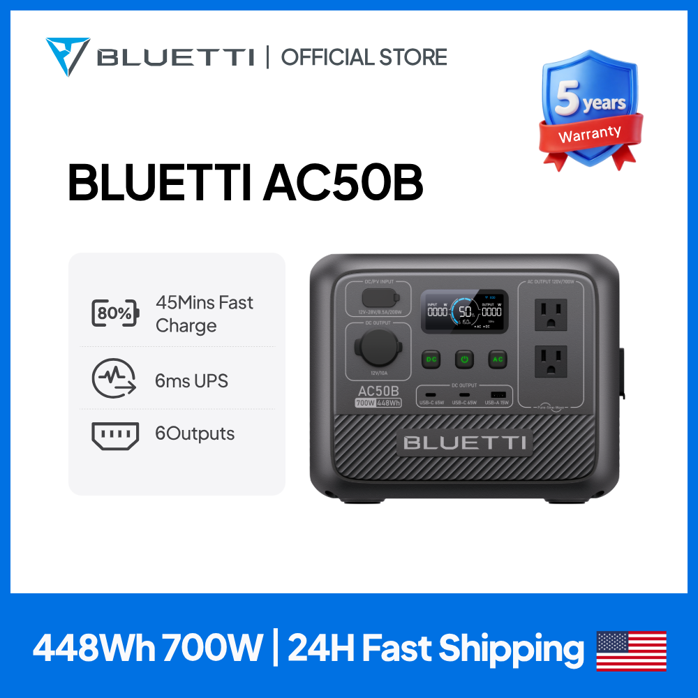 BLUETTI AC50B Portable Power S - đánh giá và giá Outdoor Power Inverter