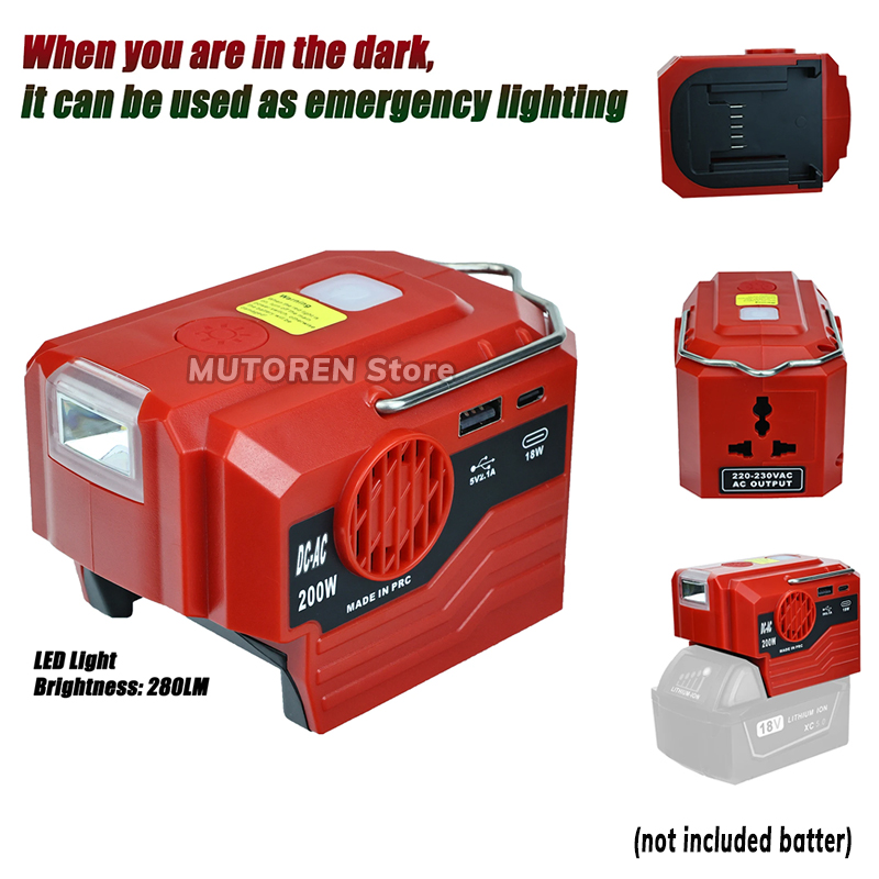 200W Portable Power Inverter 1 - đánh giá và giá Outdoor Power Inverter