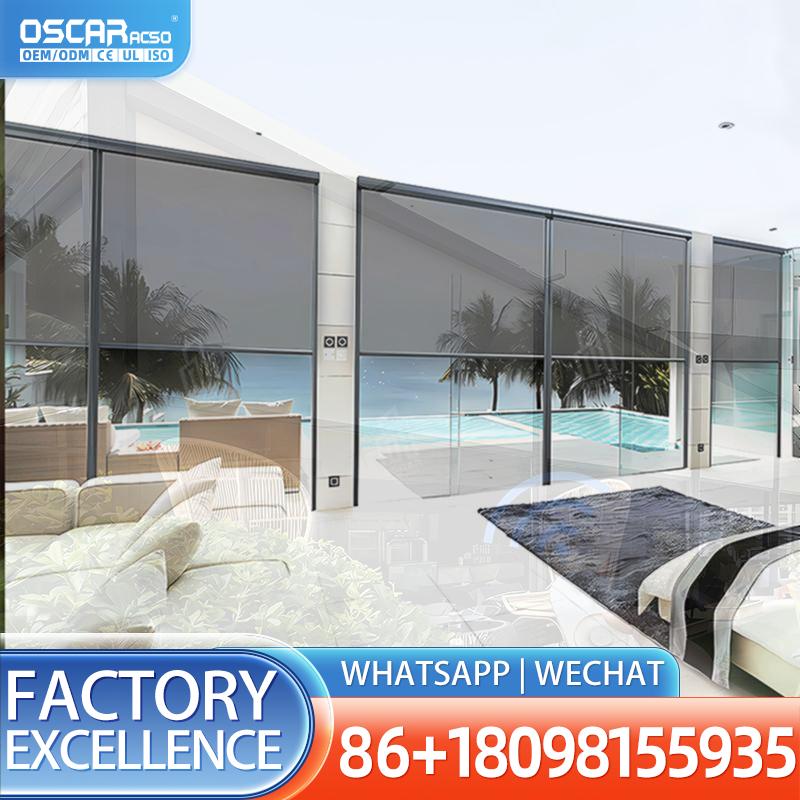 Electric Vertical Roller Blind - đánh giá và giá Outdoor Power Blinds