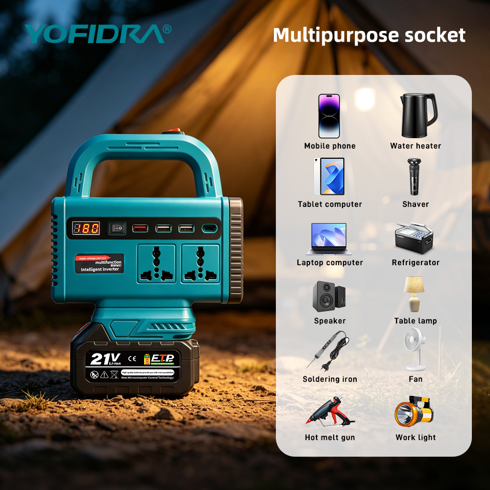 YOFIDRA 220V Portable Power In - đánh giá và giá Outdoor Power Inverter